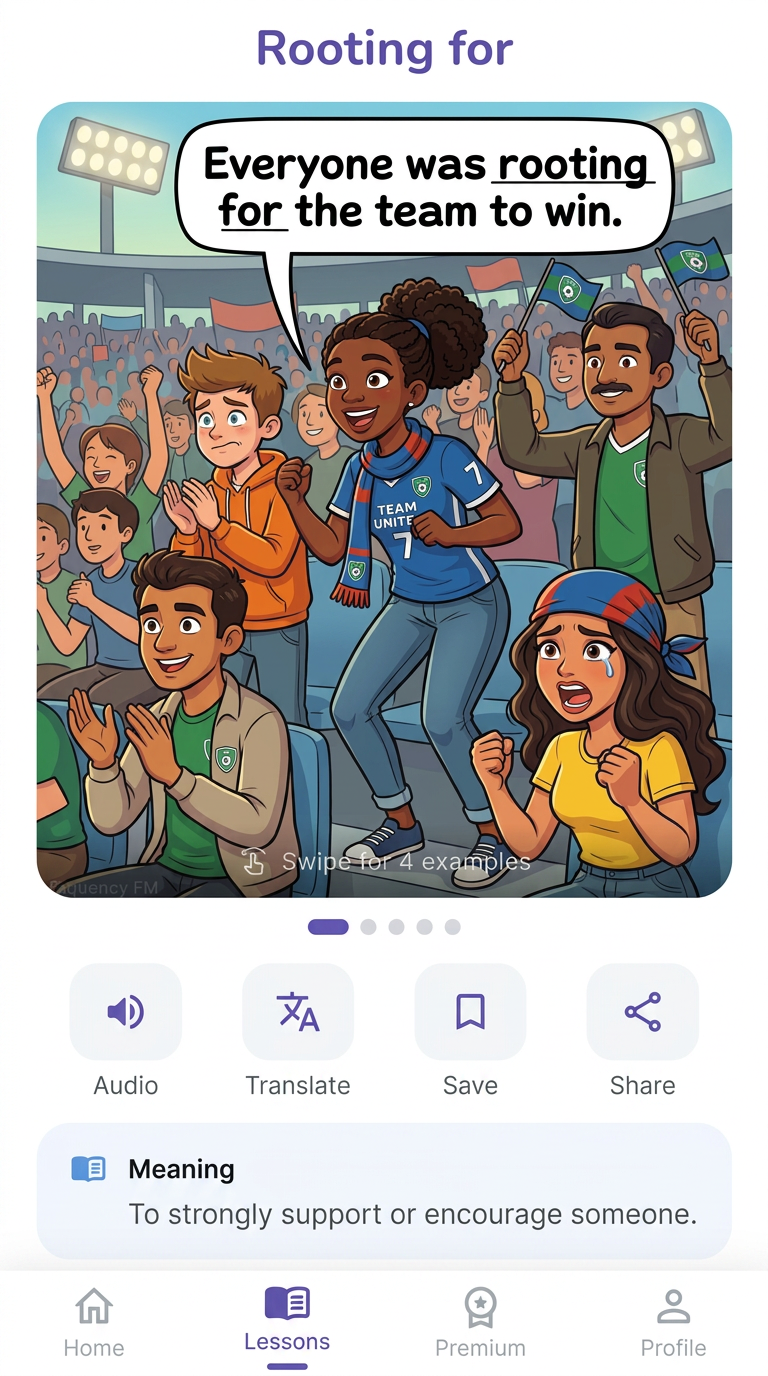 Lesson Card screen preview