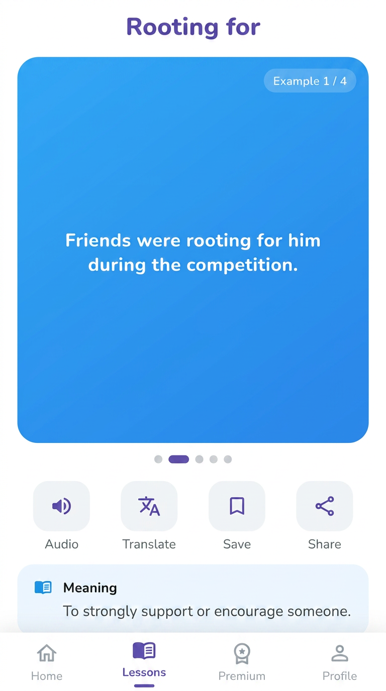 Usage Example screen preview
